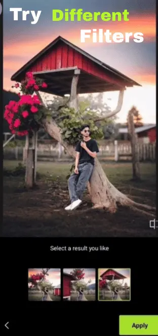 Home 6 Hypic Mod APK Different Filters