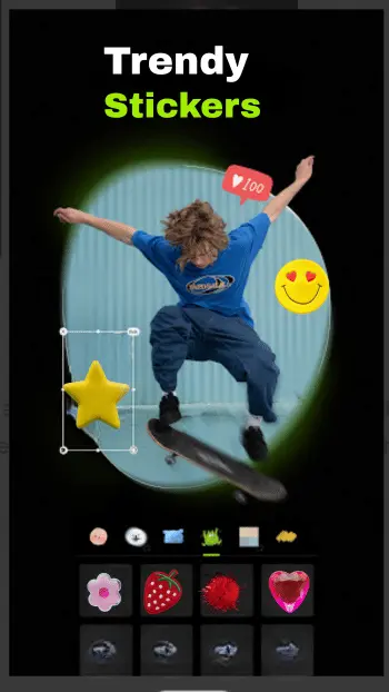 Home 5 Hypic Mod APK Trendy Stickers