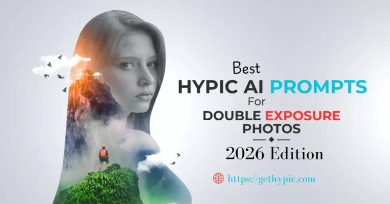 Best Hypic AI prompts for creating cinematic double exposure photos in 2026