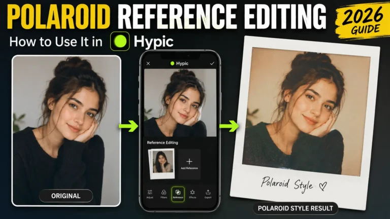 How to use Polaroid Reference Editing in Hypic